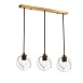 Светильник подвесной Золотистый/Прозрачный E27 3*60W SLE103103-03 - фото