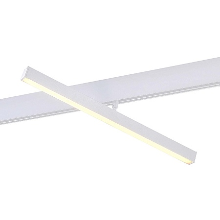 Магнитный трековый светильник Белый LED 1*12W 3000K 900Lm Ra>90 120° IP20 L405xW22,5xH9 ST802.536.12 - фото
