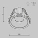 Встраиваемый светильник Technical  DL043-01-15W3K-D-RD-WB - фото