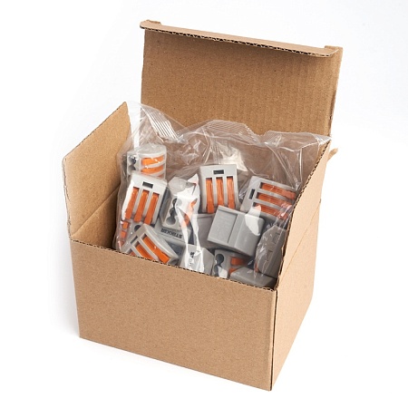 Клемма строительно-монтажная 3-проводная STEKKER, LD222-613 - фото