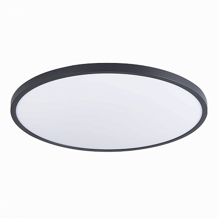 Светильник потолочный Черный LED 1*48W 4000K 4 320Lm Ra>90 120° IP20 D600xH27 185-265V ST601.442.48 - фото