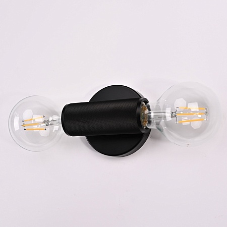 Бра Rh Utilitaire Inline Sconce Black Imperiumloft 123278-22 - фото