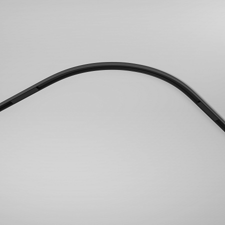 Коннектор радиусный R300 Basity, черный - фото