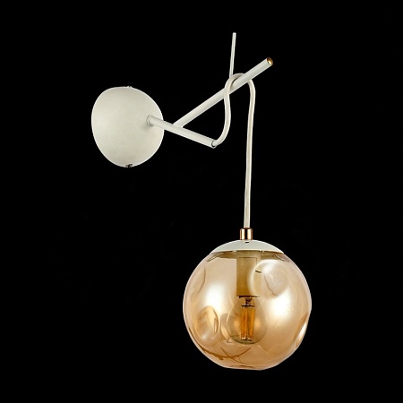 Светильник настенный Белый/Янтарный E14 1*40W SLE110201-01 - фото