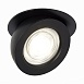 Св-к встр. Черный LED 1*10W 3000K 850Lm Ra>90 38° IP20 D109xH60 180-240V ST654.438.10 - фото