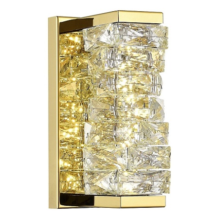 Бра ST-Luce Золотистый/Прозрачный LED 1*8W SL6010.201.08 - фото