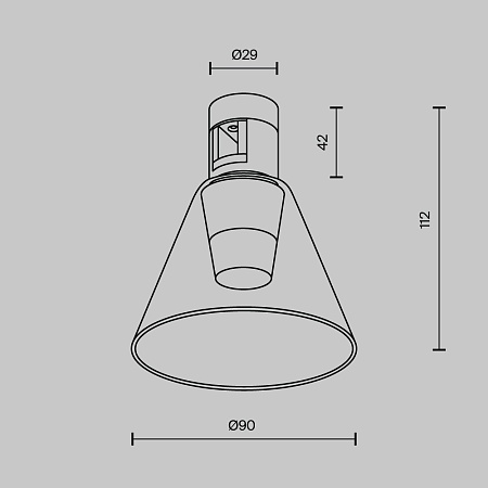 Трековый светильник Technical TR147-1-3W3K-B - фото