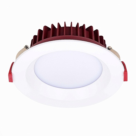 Св-к встр. Белый LED 1*12W 3000K 960Lm Ra80 100° IP44 D115xH47 100-240VV ST752.538.12 - фото