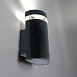 Светильник садово-парковый Feron.ONE DH1701-P, на стену вверх,  GU10 220-240V, черный пластик - фото