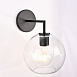 Бра Rh Utilitaire Globe Shade Single Sconce Black Imperiumloft 123275-22 - фото