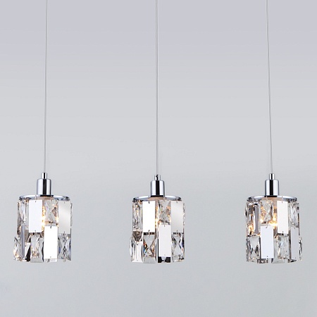 Подвесной акцентный светильник Eurosvet 50101/3 хром - фото