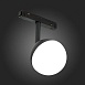 Магнитный трековый светильник Черный LED 1*7W 3000K 520Lm Ra>80 120° IP20 L120xW90xH192 ST358.436.07 - фото
