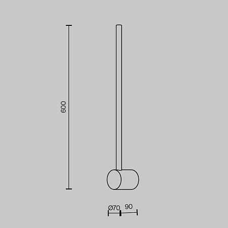 Настенный светильник (бра) Maytoni Light stick MOD237WL-L6B3K - фото