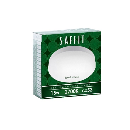 Лампа светодиодная SAFFIT SBGX5315 GX53 15W 230V 2700K - фото