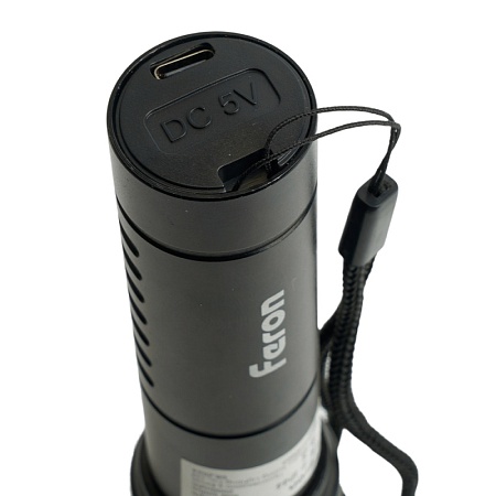 Фонарь ручной Feron TH2411 с аккумулятором TYPE-C ZOOM - фото