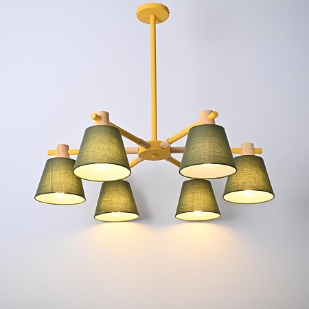 Потолочная Люстра На Штанге Natura A Green 6 Imperiumloft 177993-26 - фото