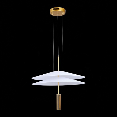 Люстра подвесная ST-Luce Золотистый/Белый LED 1*10W 3000K SL6101.203.01 - фото