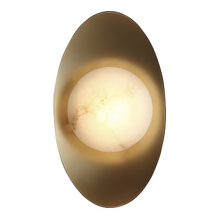 Светильник настенный ST-Luce Золотистый/Алебастр LED 1*7W 3000K SL6229.211.01 - фото