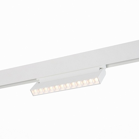 Магнитный трековый светильник белый LED 1*12W 3000K 1 009Lm Ra>80 36° IP20 L219xW22xH10 ST364.536.12 - фото