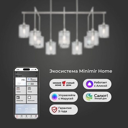 Потолочный светильник Eurosvet 60144/10 хром - фото