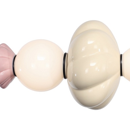 Светильник подвесной ST-Luce черный/синий, желтый, розовый, опаловый LED 1*18W 3000K SL6134.423.01 - фото