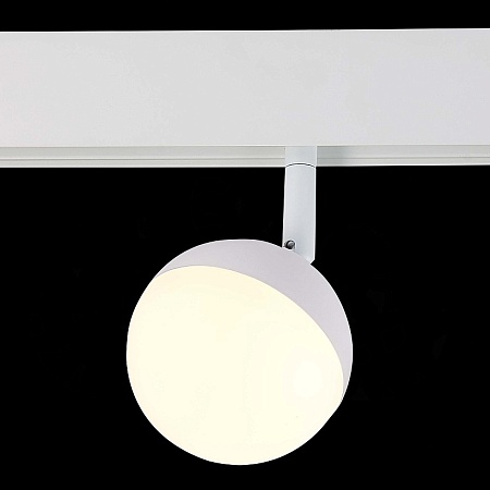Магнитный трековый светильник Белый LED 1*7W 3000K 520Lm Ra>80 120° IP20 L120xW90xH192 ST358.536.07 - фото