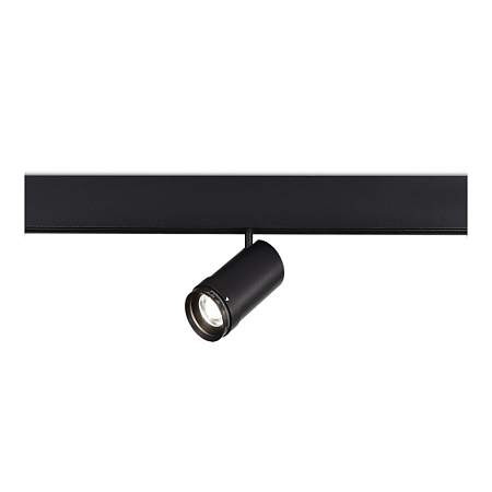 Магнитный трековый светильник ZOOM Черный LED 1*12W 4000K Lm Ra90 10-55° IP20 D50xH160 ST357.446.12 - фото
