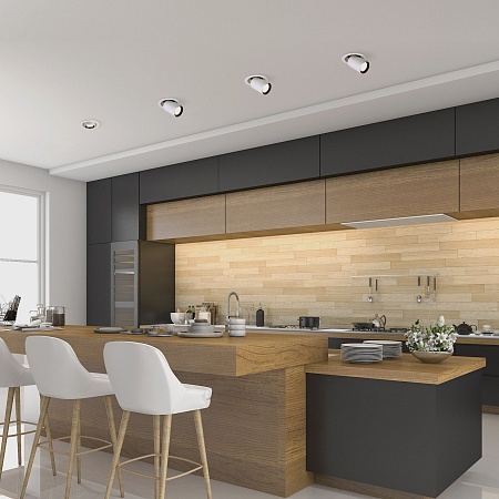 Встраиваемый точечный светодиодный светильник 9917 LED 10W 4200K белый матовый Elektrostandard - фото