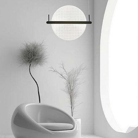 Светильник подвесной ST-Luce Черный/Прозрачный LED 1*15W 4000K SL6233.403.15 - фото