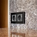 Розетка с заземлением и шторками графит рифленый WL04-SKGS-01-IP44 - фото