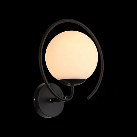 Светильник настенный Черный/Белый E27 1*60W SL418.401.01 - фото