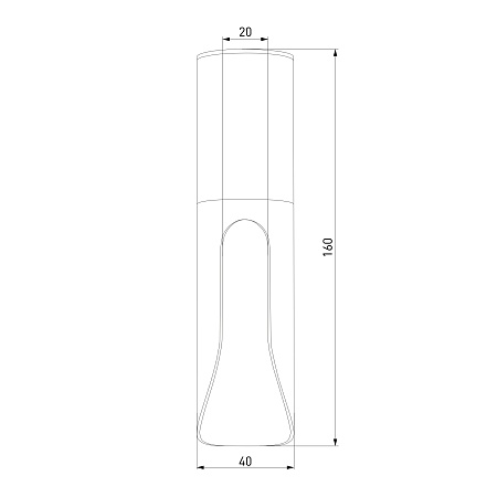 Светильник потолочный светодиодный Apex 7W 3000K латунь 25113/LED Elektrostandard - фото