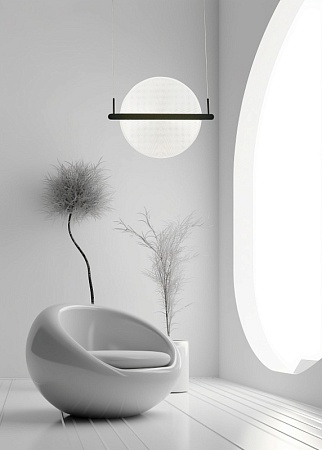 Светильник подвесной ST-Luce Черный/Прозрачный LED 1*24W 4000K SL6233.403.24 - фото