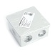 Коробка разветвительная STEKKER EBX10-34-44, 85*85*40мм, 6 вводов, IP44, светло-серая (GE41235) - фото