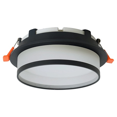 Светильник встраиваемый Feron DL700  потолочный GX70 черный круг - фото