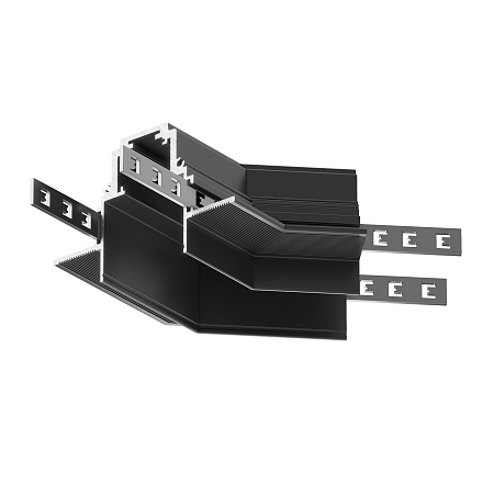 Угол-соединитель 135° Gravity встраиваемый черный - фото