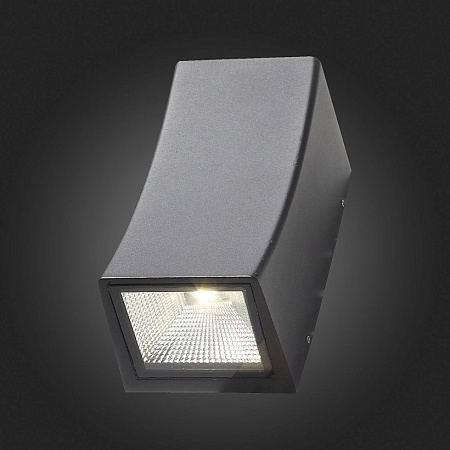 Светильник уличный настенный ST-Luce Черный кварцевый LED 2*5W 4000K SL088.421.02 - фото