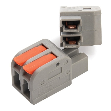 Клемма монтажная компактная STEKKER для подключения фазных проводников 3 контактные группы, LD221-423 - фото