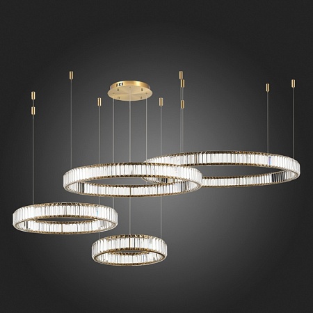 Люстра подвесная ST-Luce Латунь/Прозрачный LED 1*190W 4000K SL1622.303.04 - фото