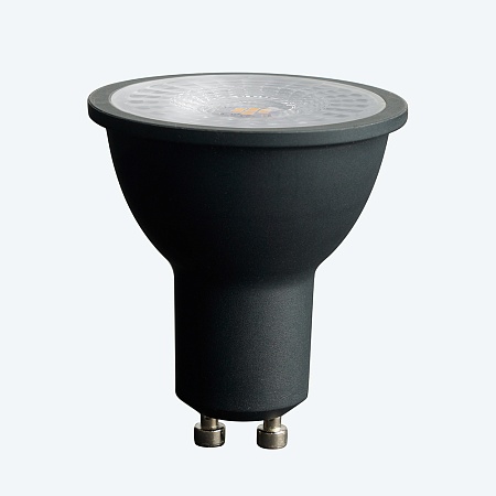 Лампа светодиодная Feron.PRO LB-1607 GU10 7W 175-265V 2700K в черном корпусе - фото