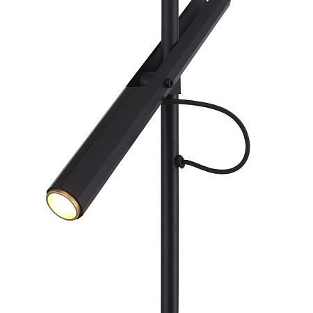 Прикроватная лампа ST-Luce Черный/Черный, Золотистый LED 1*3W 3000K SL6210.404.01 - фото