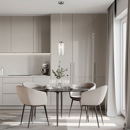 Подвесной светильник Eurosvet 50001/1 хром - фото