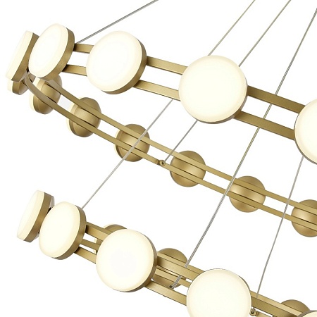 Светильник подвесной ST-Luce золотистый/белый LED 1*70W 4000K SL6610.203.36 - фото