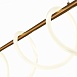 Светильник подвесной ST-Luce Латунь/Белый LED 1*45W 4000K SL6102.303.45 - фото
