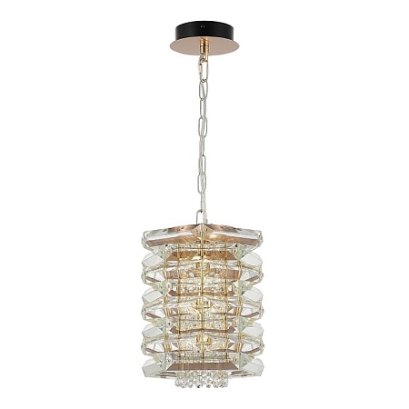 Светильник подвесной ST-Luce медь/прозрачный E14 1*40W SL6137.203.01 - фото