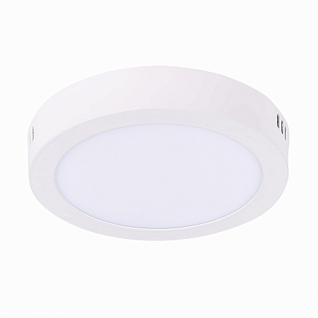 Светильник настенно-потолочный Белый LED 1*12W 3000K 715Lm Ra80 120° IP20 D160xH28 90-2 ST112.532.12 - фото