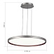 Светильник подвесной ST-Luce Темно-Серый/Белый LED 1*45W 3000K-6000K SL6015.413.01 - фото