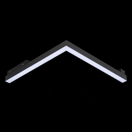 Магнитный трековый светильник Черный LED 1*15W 4000K 950Lm Ra>90 120° IP20 L305xW305xH2 ST800.446.15 - фото