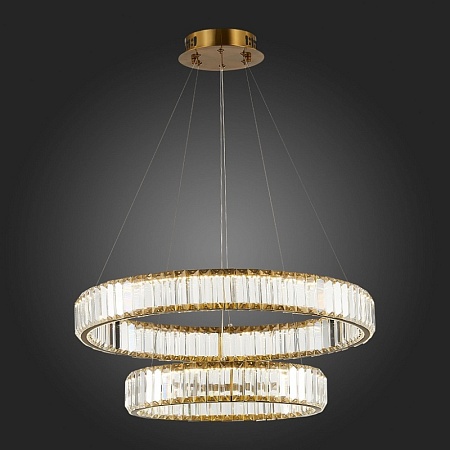 Люстра подвесная ST-Luce Латунь/Прозрачный LED 1*70W 4000K SL1622.303.02 - фото