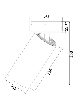 Потолочный светильник Technical C057CL-L12B4K - фото